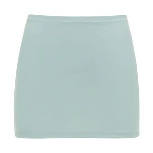 NWT Montce Powder Blue Micro Skirt M/L